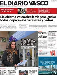 Portada El Diario Vasco 2019-01-30