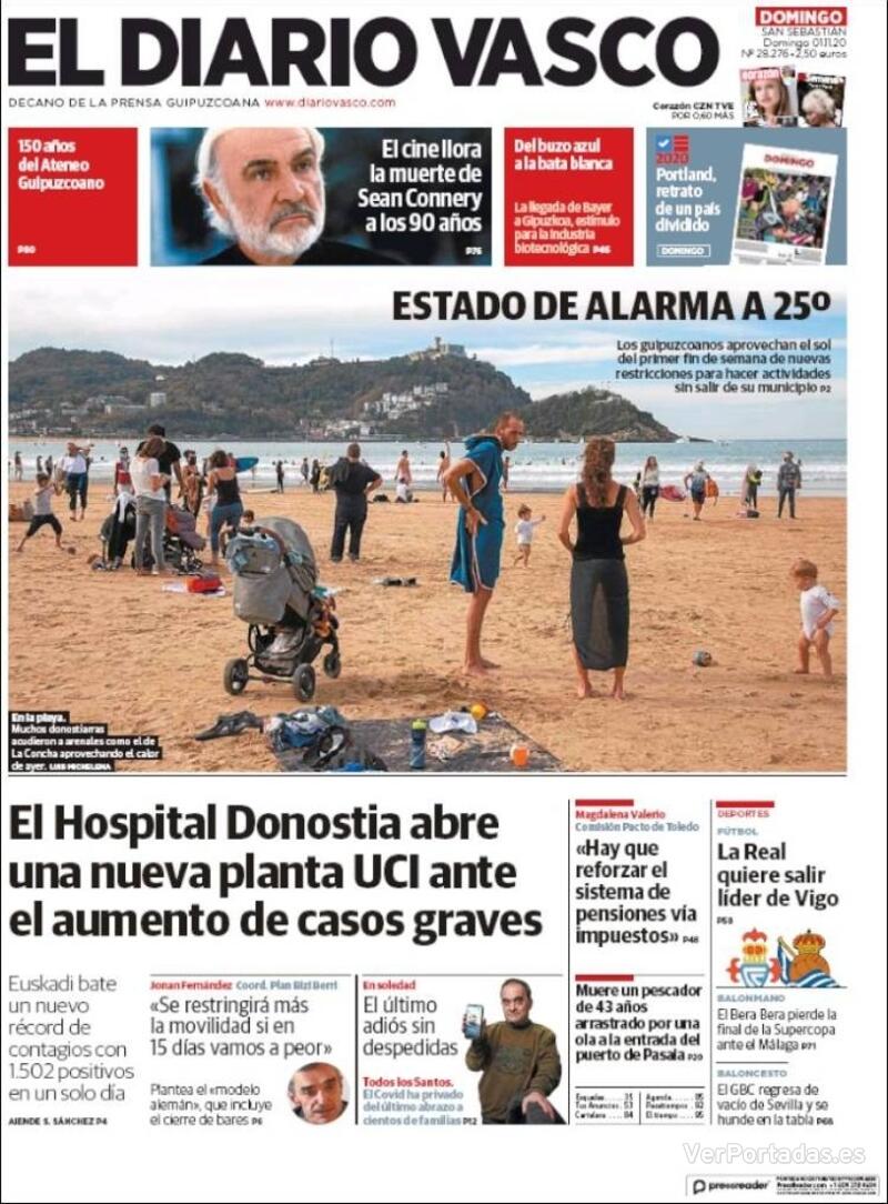 Portada La Verdad 2020-11-01