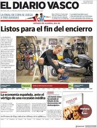 Portada El Diario Vasco 2020-05-02