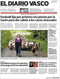 Portada El Diario Vasco 2020-06-05