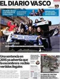 Portada El Diario Vasco 2020-02-09