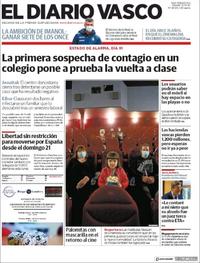 Portada El Diario Vasco 2020-06-13