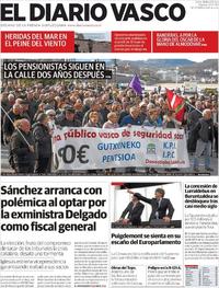 Portada El Diario Vasco 2020-01-14