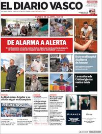 Portada El Diario Vasco 2020-06-14
