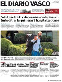 Portada El Diario Vasco 2020-07-21