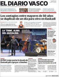 Portada El Diario Vasco 2020-07-23