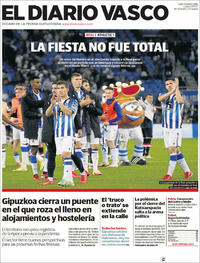 Portada El Diario Vasco 2021-11-01