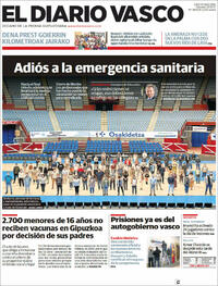 Portada El Diario Vasco 2021-10-02