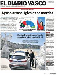 Portada El Diario Vasco 2021-05-05