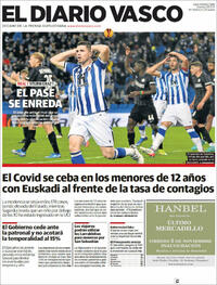 Portada El Diario Vasco 2021-11-05