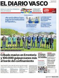 Portada El Diario Vasco 2021-04-06