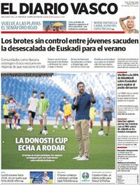 Portada El Diario Vasco 2021-07-06