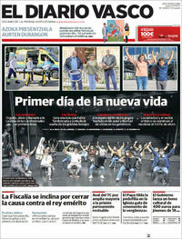 Portada El Diario Vasco 2021-10-07
