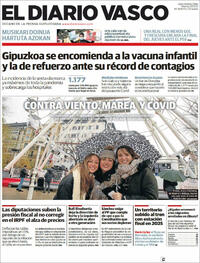 Portada El Diario Vasco 2021-12-07
