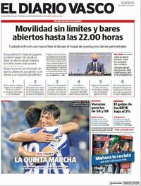 Portada El Diario Vasco 2021-05-08