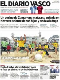 Portada El Diario Vasco 2021-07-08
