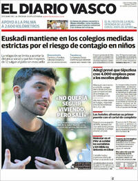 Portada El Diario Vasco 2021-10-09