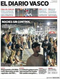 Portada El Diario Vasco 2021-05-10