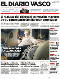 Portada El Diario Vasco 2021-11-10