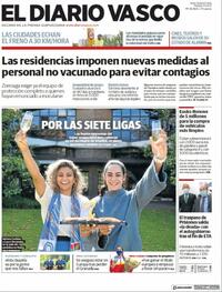 Portada El Diario Vasco 2021-05-11