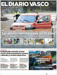 Portada El Diario Vasco 2021-12-11