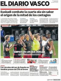 Portada El Diario Vasco 2021-04-12