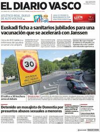 Portada El Diario Vasco 2021-05-12
