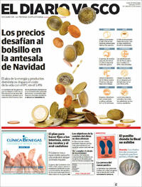 Portada El Diario Vasco 2021-11-13