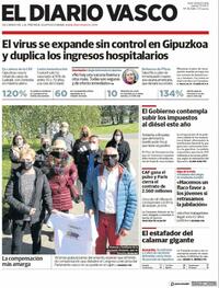 Portada El Diario Vasco 2021-04-15