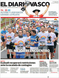 Portada El Diario Vasco 2021-11-15