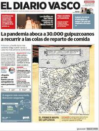 Portada El Diario Vasco 2021-05-16