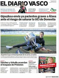 Portada El Diario Vasco 2021-04-17