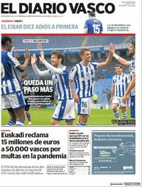 Portada El Diario Vasco 2021-05-17