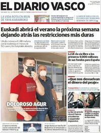 Portada El Diario Vasco 2021-06-17