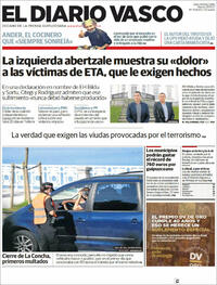 Portada El Diario Vasco 2021-10-19