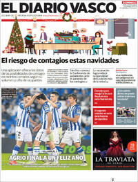 Portada El Diario Vasco 2021-12-19