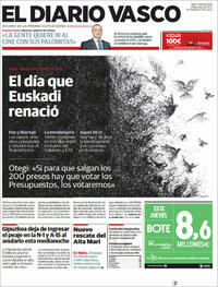 Portada El Diario Vasco 2021-10-20