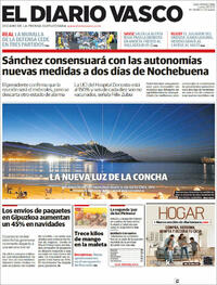 Portada El Diario Vasco 2021-12-20