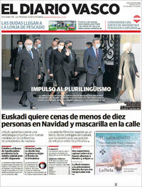 Portada El Diario Vasco 2021-12-21