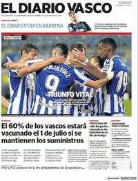 Portada El Diario Vasco 2021-04-23