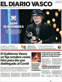 Portada El Diario Vasco 2021-09-23