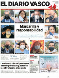 Portada El Diario Vasco 2021-12-24