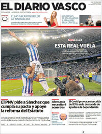 Portada El Diario Vasco 2021-09-27