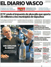 Portada El Diario Vasco 2021-10-27