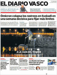 Portada El Diario Vasco 2021-12-27