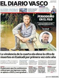 Portada El Diario Vasco 2021-04-28