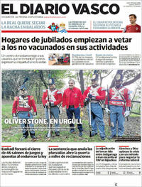 Portada El Diario Vasco 2021-10-28