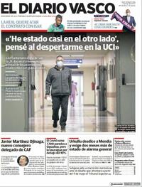 Portada El Diario Vasco 2021-04-30