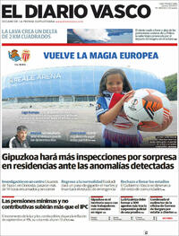 Portada El Diario Vasco 2021-09-30