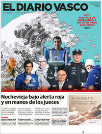 Portada El Diario Vasco 2021-12-31